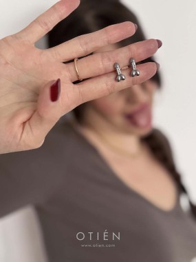 Kolczyki srebrne penisy stal chirurgiczna biżuteria na 18 urodziny dla dziewczyny