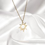 Naszyjnik Słońce wisiorek symbol złoty 