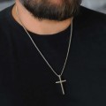 L10331-Męski-srebrny-łańcuszek-z-krzyżem-splot-belcher-stal-jubilerska.jpg